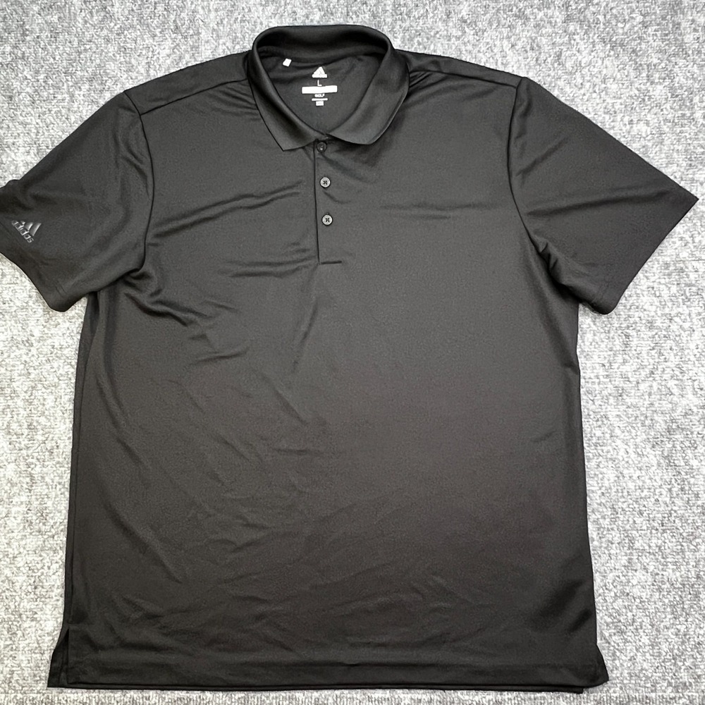 Adidas Men's Golf Polo Shirt‎ Black Size Large